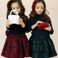 JACQUARD BALLOON SKIRT