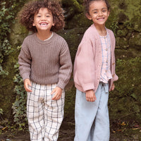 CHUNKY KNIT SWEATER - TAUPE