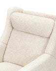 KIWI DELUXE POWER RECLINER AND SWIVEL GLIDER with Heat and Massage - ALMOND TEDDY LOOP
