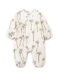 PALM TREE WRAP ROMPER
