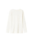 RIB MODAL TEE - GENTLY WHITE