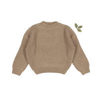 The Chunky Knit Sweater - Espresso