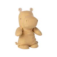 SAFARI FRIENDS HIPPO - CREAM YELLOW - SMALL