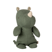 SAFARI FRIENDS - RHINO - SMALL - SAGE