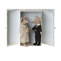 WEDDING MICE COUPLE IN BOX