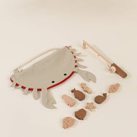Wooden Fishing Game with Bag