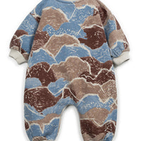 PRINTED TERRY ROMPER