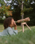 WOODEN TRIPOD TELESCOPE - 15X ZOOM