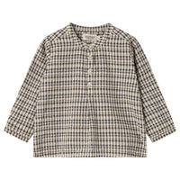 Checkered shirt on a white background