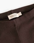 MODAL RIB LEGGINGS - DARK ROAST