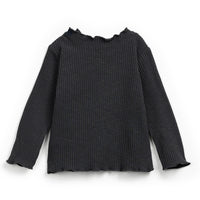 RIB LETTUCE TRIM LS TEE