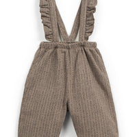 FLEECE SUSPENDER PANT
