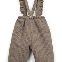 FLEECE SUSPENDER PANT
