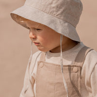 LINEN BUCKET HAT