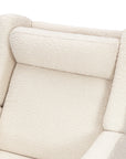 KIWI DELUXE POWER RECLINER AND SWIVEL GLIDER with Heat and Massage - PERFORMANCE IVORY BOUCLE