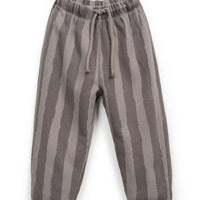 Striped pants on a white background