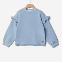 FRILLED SWEATSHIRT