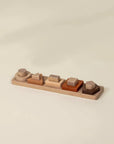 WOODEN SHAPES LEARNING SET - 10 PCS