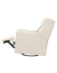 KIWI DELUXE POWER RECLINER AND SWIVEL GLIDER with Heat and Massage - PERFORMANCE IVORY BOUCLE