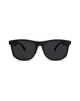 POLARIZED WAYFARER SUNGLASSES - BLACK
