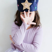 VELVET BIRTHDAY NUMBER CROWN