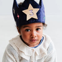VELVET BIRTHDAY NUMBER CROWN