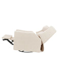 KIWI DELUXE POWER RECLINER AND SWIVEL GLIDER with Heat and Massage - ALMOND TEDDY LOOP