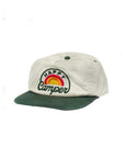 Cap with 'Happy Camper' text on a white background