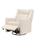 KIWI DELUXE POWER RECLINER AND SWIVEL GLIDER with Heat and Massage - ALMOND TEDDY LOOP