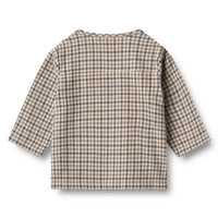 Plaid shirt on a white background
