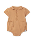 RAW EDGE TRIM ROMPER