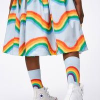 NOMI SOCKS - CHALK/GREEN