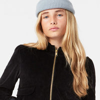 KEILO MERINO BEANIE - DUSTY BLUE