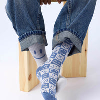 NORMAN SOCKS - BLUE DUST
