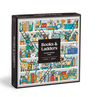 Books and Ladders Classic Board Game