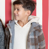 PLAID PEACOAT