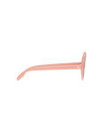 Pink sunglasses with a clear background