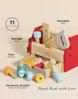 TOOL BOX & WOODEN TOOLS