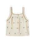 BEADED FLOWER BLOUSE