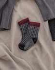 ARNAU HERRINGBONE SOCKS - ANTHRACITE