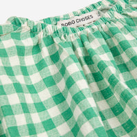 PIXEL SUGAR BEET CHECK BLOUSE