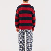 B.C. VINTAGE ALL OVER STRAIGHT PANTS