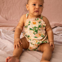 FREYA BOUQUET ROMPER - NUDE PINK