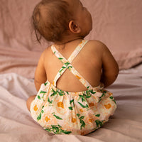 FREYA BOUQUET ROMPER - NUDE PINK