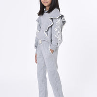 CROCHET TRIM JOGGERS