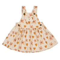 HEART POCKET OVERALL DRESS