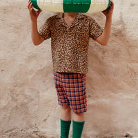 TERRY LEOPARD BUTTON DOWN