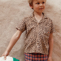 TERRY LEOPARD BUTTON DOWN