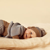 CABLE SWEATER - COCO BLUE