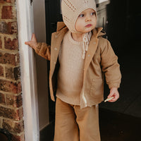 THE WIDE LEG FLEECE TROUSER